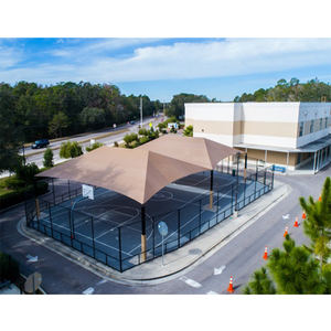 Structure de toit préfabriquée en acier pour terrain de tennis extérieur en PVDF, abri de stade sportif, tente de court de tennis pour salle de tennis - Product Image 6