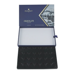 Boîte à chocolat personnalisée avec tiroir, emballage alimentaire de luxe en papier, boîtes à chocolat vides avec plateau - Product Image 4