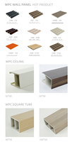 Paneles de Pared y Techo WPC 3D Modernos, Impermeables, para Decoración de Interiores, Precio de Fábrica, Paneles WPC Elegantes
