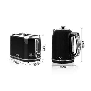 Latest High Quality LED Display Kitchen Breakfast Set Keep Warm 1.7L Electric Tea <strong>Kettle</strong> and 2 Slice <strong>Toaster</strong> <strong>Combo</strong> - Product Image 2