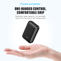 WST en stock, mini batterie externe ABS à charge rapide 10000 mAh PD 20W, batterie externe électronique, fabricant de batteries externes en gros