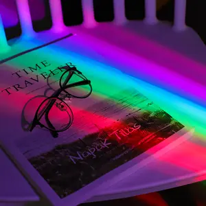 -Frontera explosivos romántico regalo de delfín Arco Iris colorido ambiente lámpara creativa luz de la noche