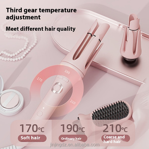 แปรงหวีผม3 in 1ที่ม้วนผมอัตโนมัติแบบหมุนได้หวีม้วนผมด้วยความร้อน - Product Image 2