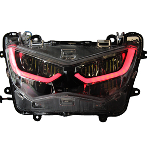 NMAX 155 125 2020 <span class=keywords><strong>2021</strong></span> phare LED de moto avec lampe de signalisation design personnalisé yeux paresseux phare avant pour YAMAHA accessoires - Product Image 1