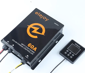 ตัวควบคุมการชาร์จพลังงานแสงอาทิตย์12/24/36/48V 50A จอแสดงผล LCD 99%/60A 2700W ปรับได้ผ่านการรับรอง CE elejoy - Product Image 3