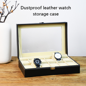 Bán buôn trang trí bền sang trọng hộp đồng hồ với tầm nhìn Nắp trường hợp đồng hồ - Product Image 2