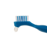Brosse à dents double face pour nettoyage des dentiers, produit de grande qualité, idéal pour la dent