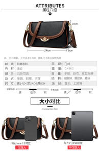 Nuevo patrón de cocodrilo de cuero Pu correa de hombro ajustable bolso de hombro con solapa Simple semicírculo <span class=keywords><strong>Flip</strong></span> Cover Saddle Bag Mujer - Product Image 3