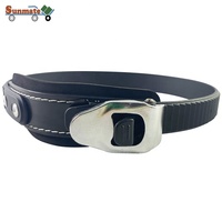 Sangle en métal très longue et Durable avec boucle de cheville, sangle d'échelle pour le Ski à voies multiples, attaches de cheville
