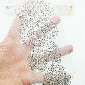 Nhiều màu hạt Sequins ren TRIM Ribbon phụ kiện may mặc Handmade Đính cườm ren bện Ribbon - Product Image 6