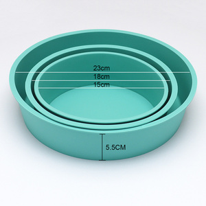 Wholesale Food Grade Silicone <strong>Cake</strong> Baking Pan Quick Release Nonstick Feature 15cm/18cm/23cm Sizes Heat Resistant <strong>Cake</strong> <strong>Tools</strong> - Product Image 4