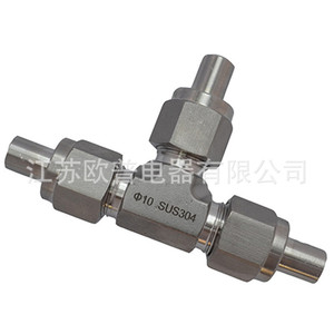 Conector en T soldado SUS304 para tubería de instrumentos, acero inoxidable 10 - Product Image 4