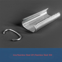 18000 pièces C17, 10000 pièces C24, agrafes en acier galvanisé de calibre 12,5 mm, couronne intérieure, type C, agrafes à tête plate, compatibles avec 1/2 pouce
