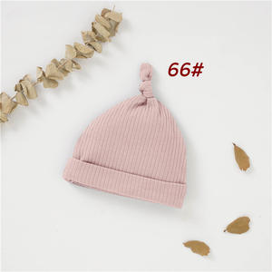 Topi Bayi Unisex untuk Perdagangan Luar Negeri 0-6 Bulan Katun Anti Angin Melindungi Fontanelle Empat Musim Kasual Murni - Product Image 6