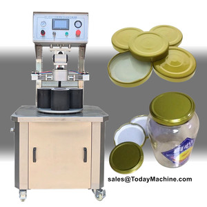 Machine de bouchage automatique pour bouteilles en verre avec couvercle métallique pour jus, sauce chili, sauce au bœuf - Product Image 6