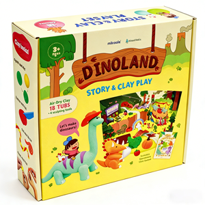 MIKATALE <span class=keywords><strong>Pâte</strong></span> <span class=keywords><strong>à</strong></span> <span class=keywords><strong>modeler</strong></span> de haute qualité pour l'Aïd al-Fitr, thème Parc des Dinosaures, grand format, antiadhésive, ultra-légère et sûre pour la table de travail - Product Image 1