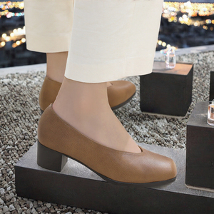 Zapatos de Tacón Bajo con Correa en el Tobillo, Plataforma de Satén y PU, 22 Colores, Resistentes, para Primavera, Verano e Invierno - Product Image 3