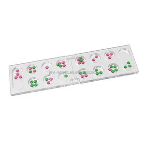JAYI Set Papan Permainan Lucite <span class=keywords><strong>Mancala</strong></span>, Set Lipat Akrilik Asli, Disesuaikan - Product Image 2