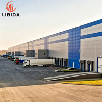 Atelier d'usine en structure métallique préfabriquée, Usine de traitement industriel à ossature métallique lourde, Bâtiment d'entrepôt métallique sur mesure