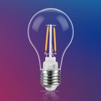 Ampoule LED à filament vintage G30 Edison, culot E26/E27, lumière globe rétro, alimentation DC/AC/solaire, PC OEM, LED décorative personnalisée