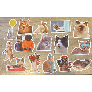 Autocollant vinyle imperméable décoration mignon dessin animé <span class=keywords><strong>animal</strong></span> autocollant personnalisé - Product Image 4