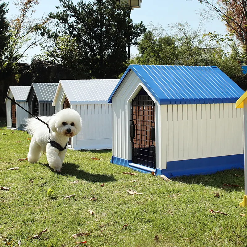 Moderne Opvouwbare Plastic Dier Kooi Kat Huis Huisdier Kennel Zon Bescherming Hond Kooi