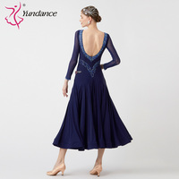 M-23058 personnalisé nouvelle robe de danse de salon standard international robes de danse de salon en soie perlée de haute qualité à vendre