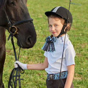 Noeuds et ceintures <span class=keywords><strong>pour</strong></span> concours équestres, noeuds et clips <span class=keywords><strong>de</strong></span> concours équestres monogrammes <span class=keywords><strong>pour</strong></span> filles - Product Image 6