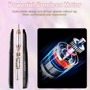 <span class=keywords><strong>Ponceuse</strong></span> à ongles <span class=keywords><strong>professionnelle</strong></span> HOWYEA perceuse à ongles électrique outil d'art des ongles convient à la maison et au salon - Product Image 6