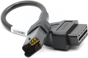 Ducati Motosikletleri iç<span class=keywords><strong>in</strong></span> <span class=keywords><strong>4</strong></span> Pin'den 16 Pin'e OBD2 Adaptör Kablosu-Motor Arıza Teşhisi ve Dedektörü Siyah OLIVER Uyumluluğu - Product Image 2