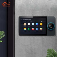 KLASS Nouveau panneau de commande intelligent pour chauffe-eau WiFi Zigbee Google Alexa, interrupteur mural en verre certifié CE