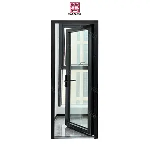 Thermal insulation custom factory interior aluminum door entrance door glass casement french doors