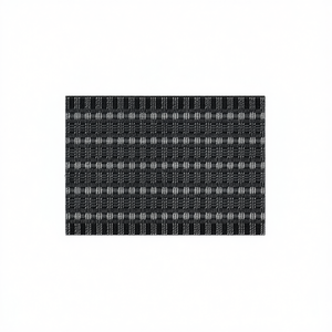 Tapis anti-salissures Astra, tapis de porte en polypropylène, 30x48 pouces, motif écossais noir, antidérapant, intérieur/extérieur - Product Image 2