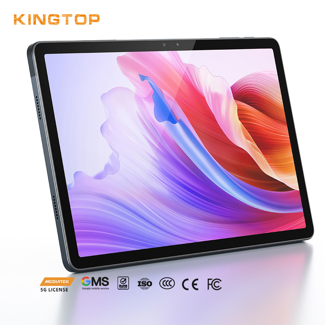 New Custom 11-Inch Android 14 4G LTE MTK Tablet with NFC Business Use ROHS Certified 2-in-1 with Keyboard