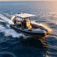 Bateau semi-rigide gonflable (RIB) de 6,8 m (22 pieds) haute performance pour patrouille et surveillance gouvernementale à vendre