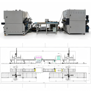 완전 자동 샌딩기 목공 사각 목재 자동 샌더 와이드 벨트 양면 목재 바닥 샌더 라인 - Product Image 1
