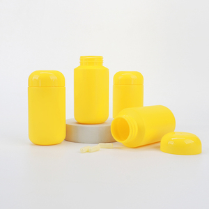 Good Sealing 170ml Pet Pharmaceutical <b>Pill</b> Medicine Capsule <b>Bottles</b> Yellow Plastic Vitamin Container with Lid Support Customized - Product Image 5