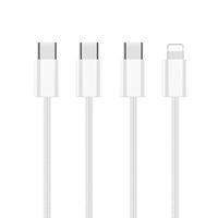 Cable de Carga Rápida YooKiE CB99-C-L 30W USB-C IPH con Conductor de Cobre Puro, 2M, Trenzado de Nailon, Carga al 50% en 30min, Compatible con IOS e Impresoras