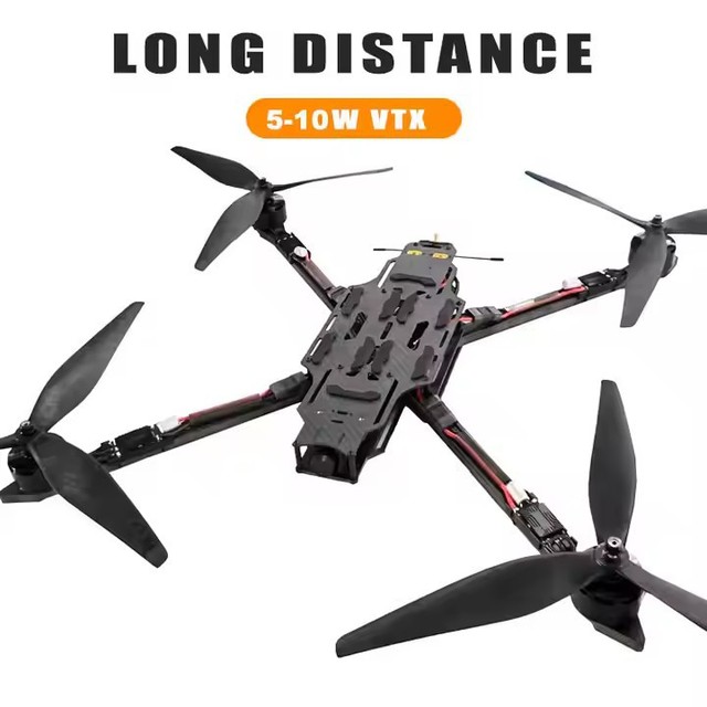 PFLY Manta 15X 15-Inch Long-Range FPV Drone with 20km Distance 3W VTX ELRS 915MHz Motors & Rotor for Industrial Missions