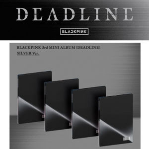 KPOP BLACKPINK 3er Mini Álbum DEADLINE SILVER Ver. CD Coleccionable Oficial Bluewave Music Korea Merch de Regalo para Grupo Femenino - Product Image 4