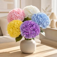 Premium Extra Grote Hortensia Kunstzijde Bloem 216 Bloemblaadjes Europese Stijl Gerimpelde Randen Kunstbloemen Bruiloft Tafeldecoratie