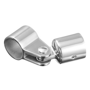 Manguito de acero inoxidable de una sola pieza con superficie lisa para toldos marinos, para uso en yates y embarcaciones. - Product Image 1