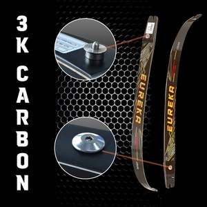 <span class=keywords><strong>Old</strong></span> Mountain Eureka Ống Cung Sợi Carbon Xốp 3K 66 "68" 70 "Chân Cung Tái Phát Carbon - Product Image 2