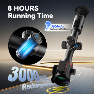 Télescope monoculaire à vision nocturne ATG avec imagerie thermique pour la chasse, équipé d'un calculateur balistique - Product Image 6