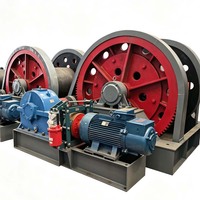 Treuil électrique à double tambour pour la coulée de puits, équipement de levage pour mines souterraines, pour la construction de puits verticaux dans les mines de charbon et de métaux