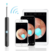 2021 haute qualité IPX 67 1080p wifi sans fil vidéo numérique endoscope flexible décapant de cire d'oreille d'otoscope pour android