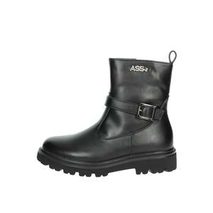 Botas Bajas para Niña Asso, Color Negro, Talla 35, con Detalle de Hebilla, para Uso Diario - Product Image 1