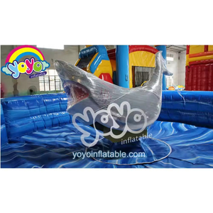 Jeu gonflable d'extérieur Requin Marteau, Delfin Rodeo avec matelas et rebond mécanique pour événements et locations de fêtes - Product Image 2