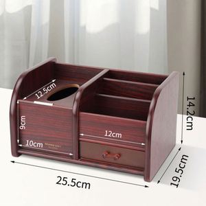 <b>Large</b>-Capacity Eco-Friendly Minimalist Glossy Wooden Rectangle Tissue <b>Box</b> Office Home Desk Organizers - Product Image 5