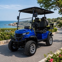 Voiturette de golf électrique Lakeshore Beach 2, 4 ou 6 places, moteur AC 72V 7.5KW, batterie au lithium, pour rampes de bateaux et supports de kayaks, direct usine
